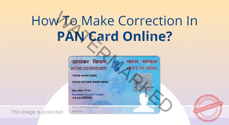 PAN Correction (offline kyc)