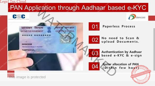 Individual New PAN (Aadhar Ekyc)